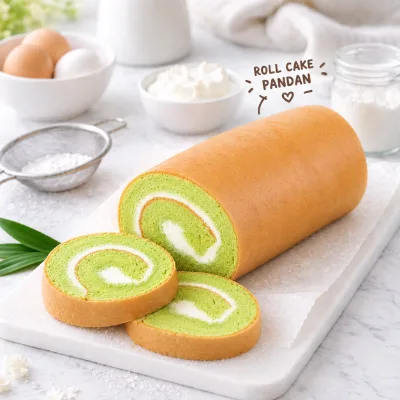 Roll Cake Pandan