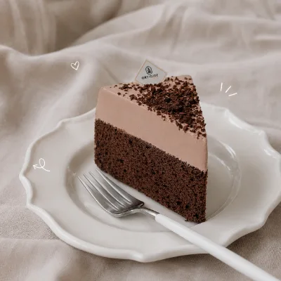 Coklat Mousse Slice Cake