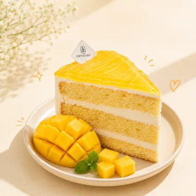 Mango Supreme Slice Cake