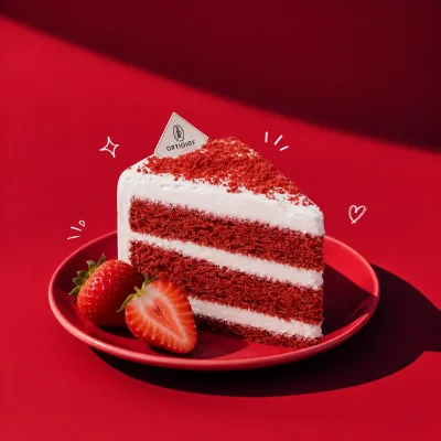 Redvelvet Slice Cake