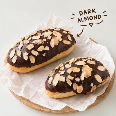 Dark Coklat Almond