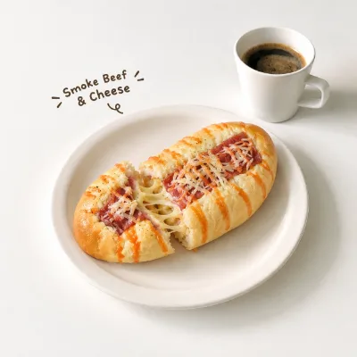 Smoke beef & cheese