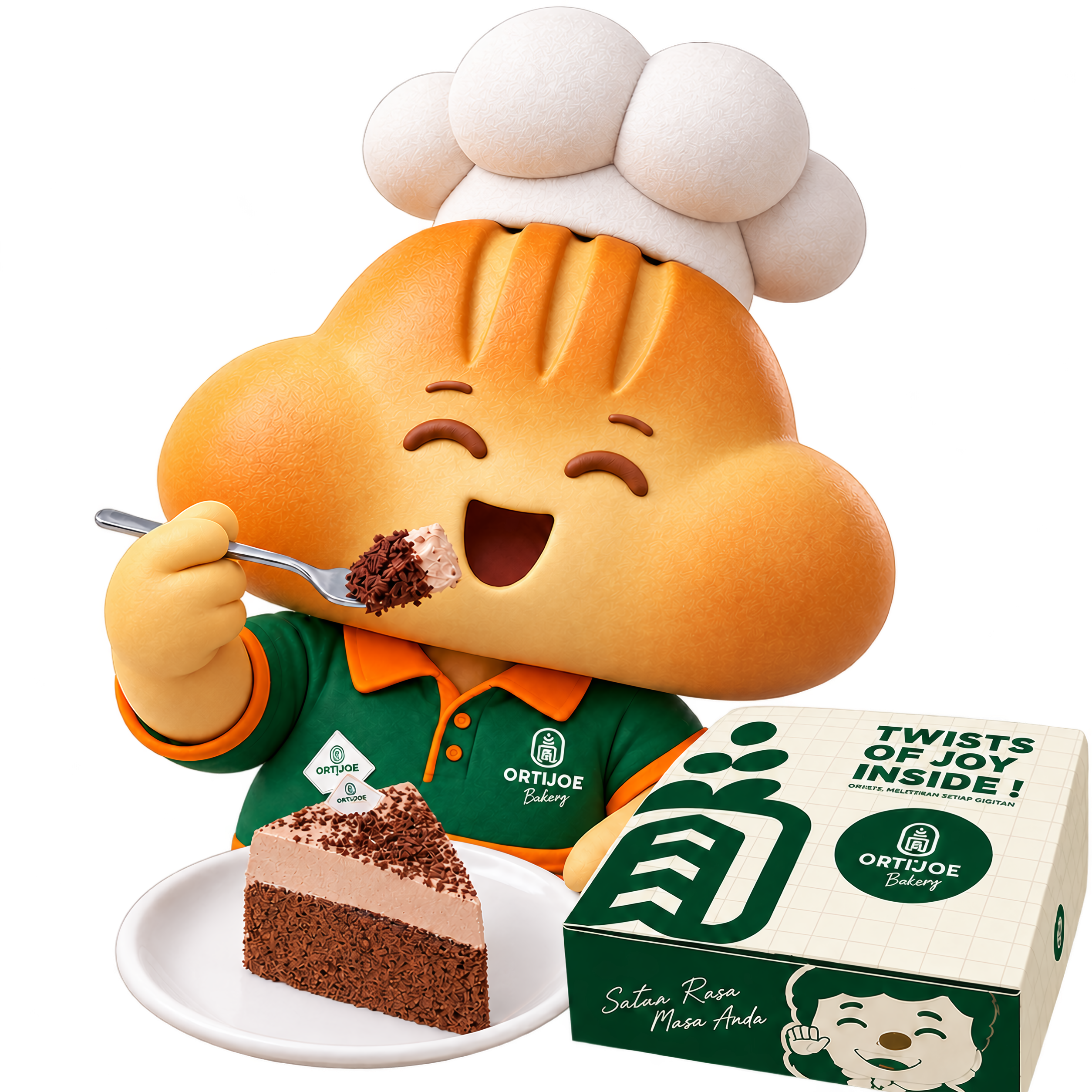 Doufy, asisten OrtidJoe Bakery